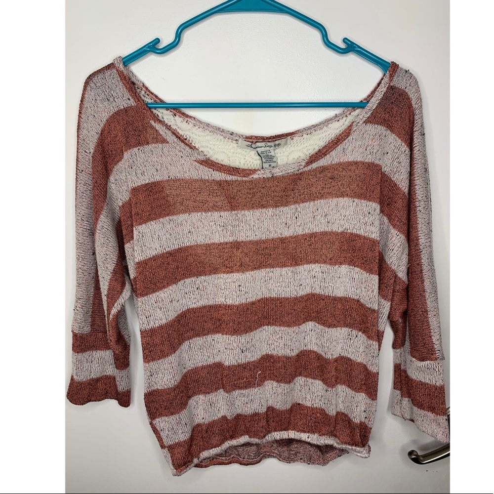 American rag knit top